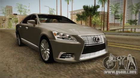 Lexus LS 460 Interior para GTA San Andreas