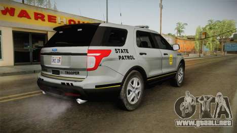 Ford Explorer 2014 Iowa State Patrol para GTA San Andreas