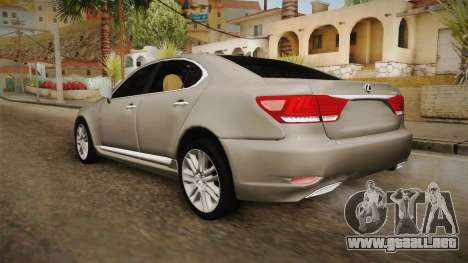 Lexus LS 460 Interior para GTA San Andreas