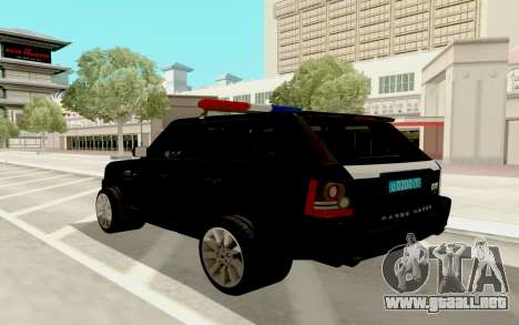 Range Rover Sport Police para GTA San Andreas