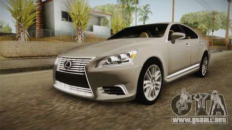 Lexus LS 460 Interior para GTA San Andreas