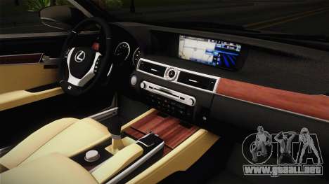 Lexus LS 460 Interior para GTA San Andreas