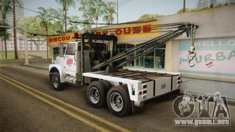 GTA 5 Vapid Towtruck Large Cleaner para GTA San Andreas