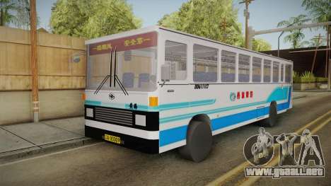 Huanghai DD6111CT Suburban Bus Blue para GTA San Andreas