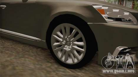 Lexus LS 460 Interior para GTA San Andreas