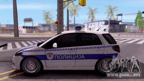 Suzuki SX4 Policija para GTA San Andreas