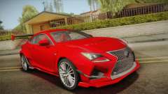 Lexus RC F RocketBunny para GTA San Andreas
