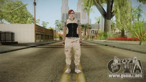 Gunrunning Female Skin v3 para GTA San Andreas