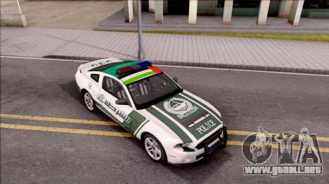 Ford Mustang Shelby GT500 Dubai HS Police para GTA San Andreas