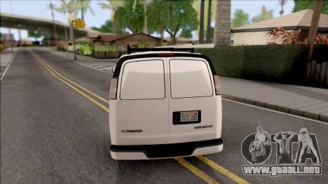 Chevrolet Express Undercover Surveillance Van para GTA San Andreas