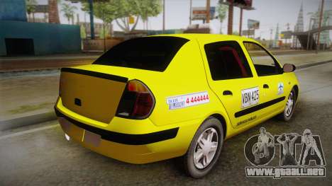 Renault Symbol Taxi para GTA San Andreas