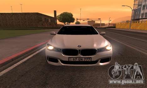BMW 750i Armenian para GTA San Andreas