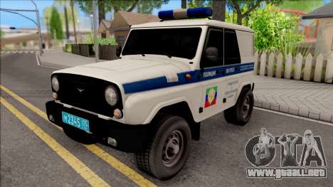 UAZ Hunter Policía para GTA San Andreas
