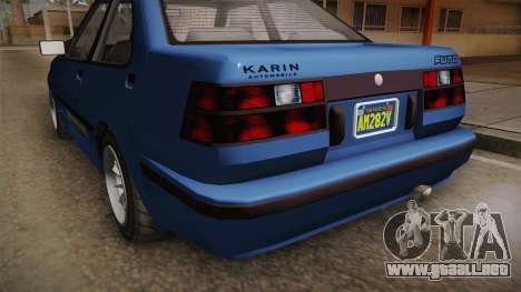 GTA 5 Karin Futo 4-doors IVF para GTA San Andreas