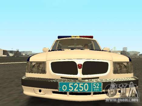 GAZ 310221 DPS de la Policía para GTA San Andreas