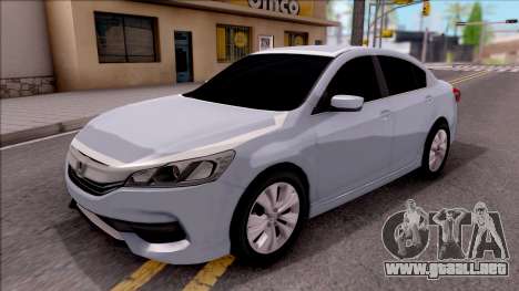 Honda Accord 2017 para GTA San Andreas