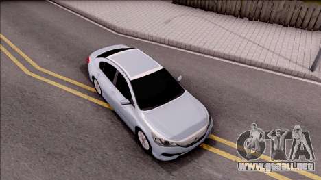 Honda Accord 2017 para GTA San Andreas