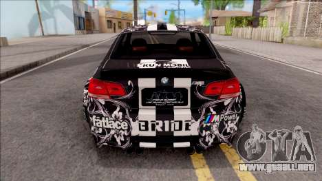 BMW M3 E92 2B of NieR: LB Performance para GTA San Andreas