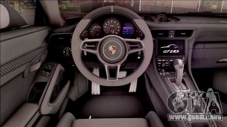 Porsche 911 GT2 RS 2017 EU Plate para GTA San Andreas