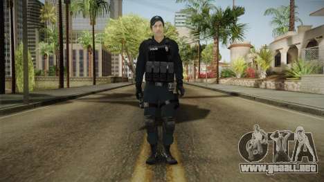 Turkish Riot Police Officer - Long Sleeves para GTA San Andreas
