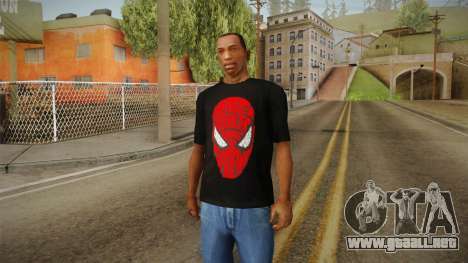 Spider-Man T-Shirt para GTA San Andreas