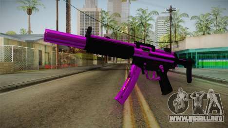 Purple MP5 para GTA San Andreas