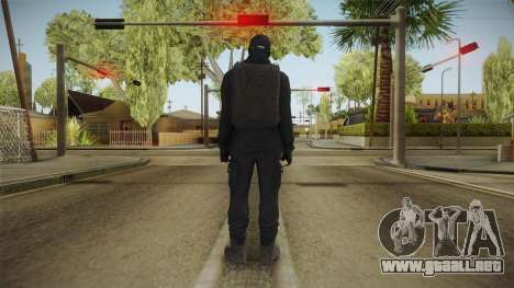 GTA Online: Black Army Skin v2 para GTA San Andreas