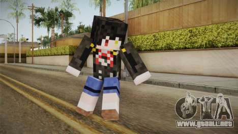 Minecraft Tokiasaki Kurumi Skin para GTA San Andreas