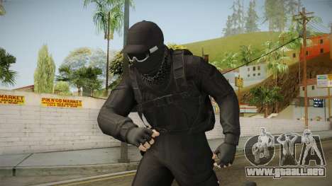 GTA Online: Black Army Skin v2 para GTA San Andreas
