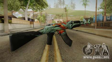 CS: GO AK-47 Aquamarine Revenge Skin para GTA San Andreas