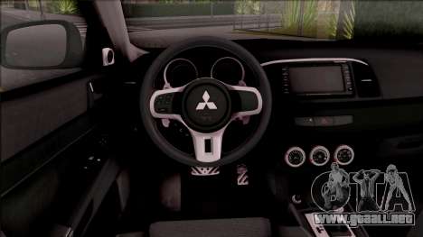 Mitsubishi Lancer Evo X Itasha Nico Robin para GTA San Andreas