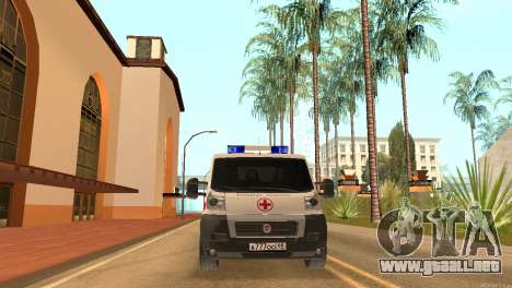 Fiat Ducato Ambulance para GTA San Andreas