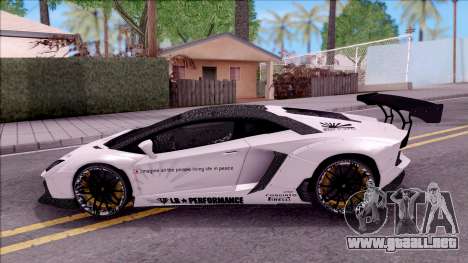 Lamborghini Aventador LP700-4 LB Walk Custom para GTA San Andreas