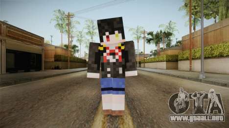 Minecraft Tokiasaki Kurumi Skin para GTA San Andreas