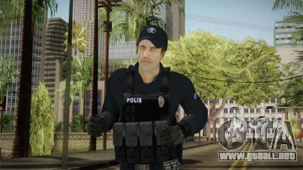 Turkish Riot Police Officer - Long Sleeves para GTA San Andreas