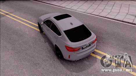 BMW X6M F86 2016 para GTA San Andreas