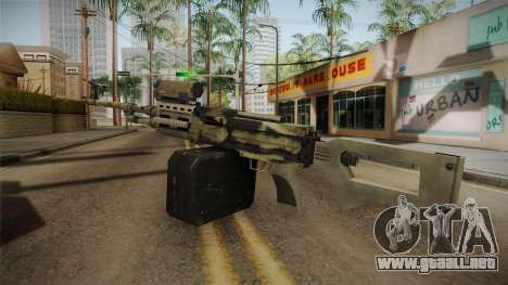 GTA 5 Camo Light Machine Gun para GTA San Andreas