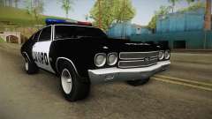 Chevrolet Chevelle SS Police LVPD 1970 v2 para GTA San Andreas