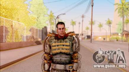 Degtyarev en el exoesqueleto de la Libertad de S. T. A. L. K. E. R. para GTA San Andreas