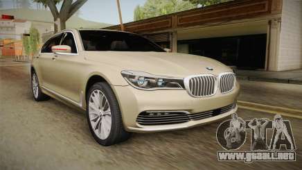 BMW 7-series G12 Long 2016 para GTA San Andreas