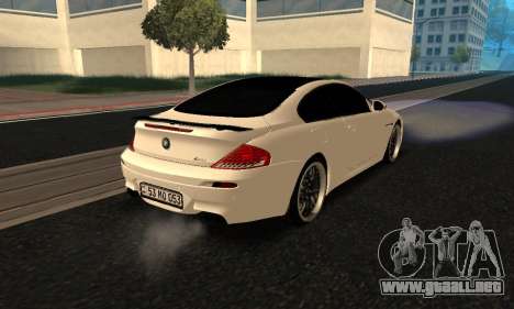 BMW M6 E63 Armenian para GTA San Andreas