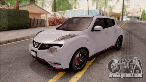 Nissan Juke Nismo RS 2014 v2 para GTA San Andreas