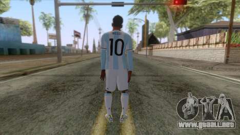 Messi Argentina Skin para GTA San Andreas