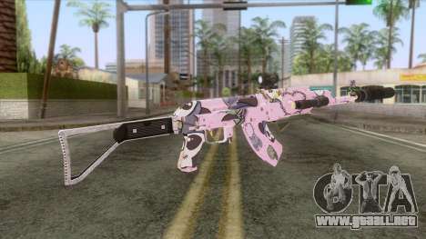 CoD: Black Ops II - AK-47 Kawaii Skin v2 para GTA San Andreas
