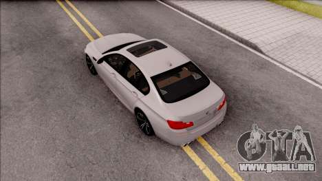 BMW M5 F10 Stock v2 para GTA San Andreas
