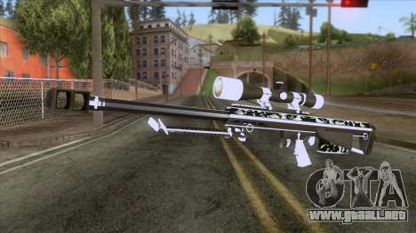 De Armas Cebras - Sniper Rifle para GTA San Andreas