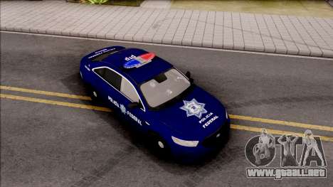 Ford Taurus 2013 Mexican Police para GTA San Andreas