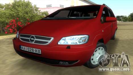 Opel Zafira 2.2DTI para GTA Vice City