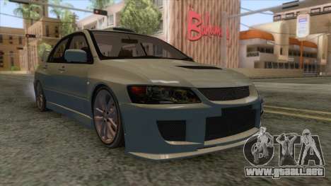 Mitsubishi Lancer Evolution VIII para GTA San Andreas