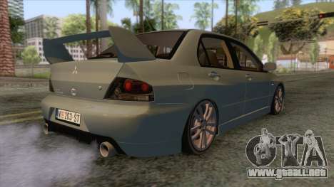 Mitsubishi Lancer Evolution VIII para GTA San Andreas